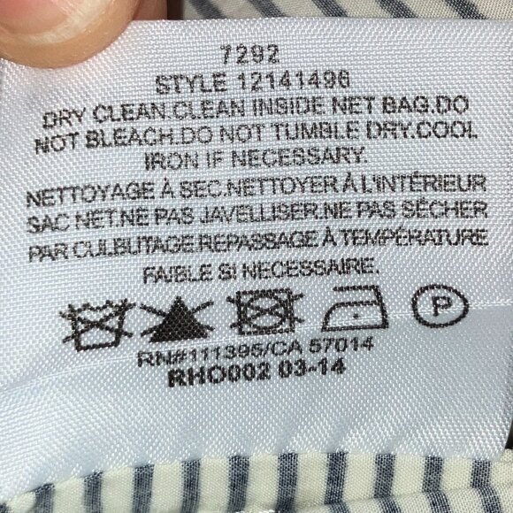 Tory Burch: Navy and White Striped Tunic Dress (size 4) - Picture 7 of 7